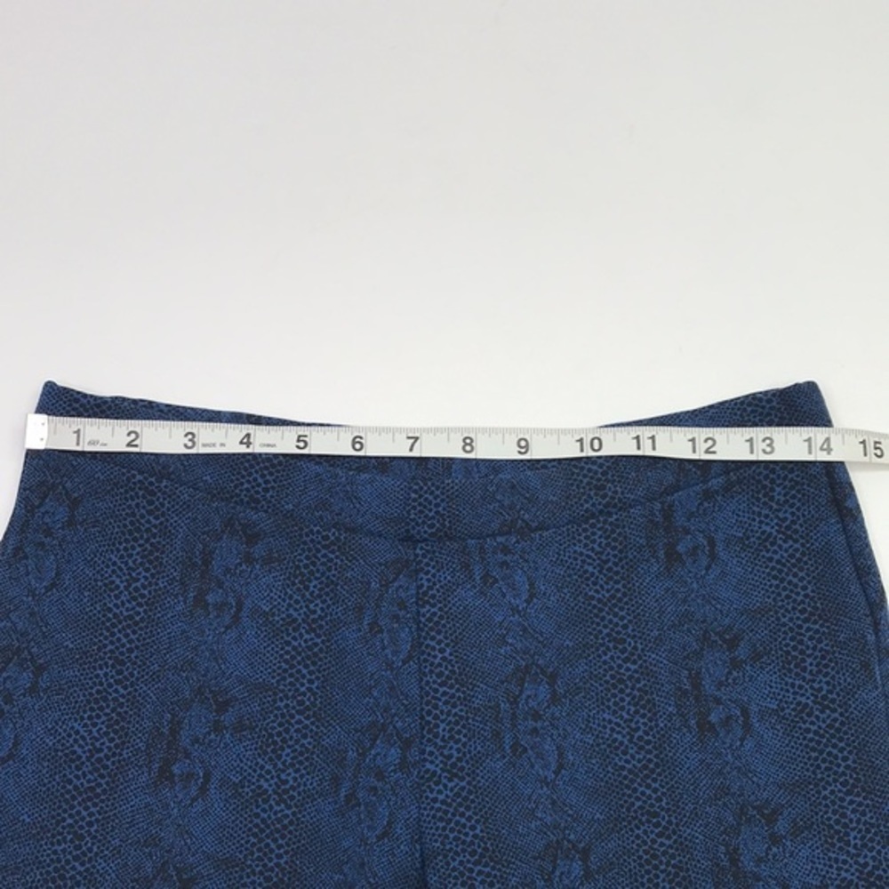 JOIE Keena Snake Skin Print Blue & Black Legging Sz M - Picture 9 of 11